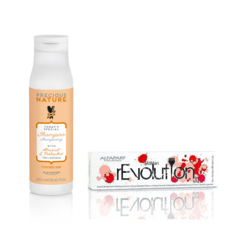 Pack Oferta Alfaparf Precious Nature Shampoo Sicily para cabellos teñidos 250 ml + rEvolution Deep Red