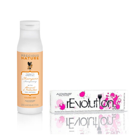 Alfaparf Precious Nature Shampoo Sicily para cabellos teñidos 250 ml + rEvolution Pink
