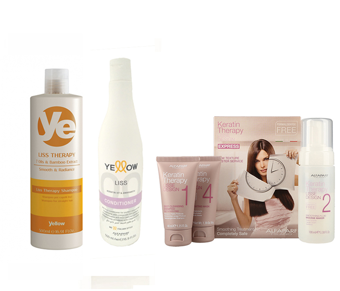 Oferta Yellow Liss Therapy Shampoo Conditioner Kit Lisse Design Express