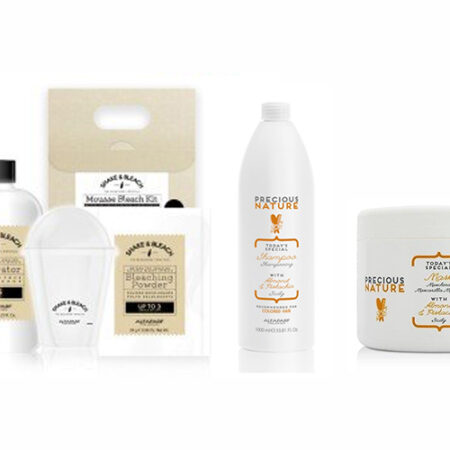 Pack Ahorro Equipment Bleach & Shake Kit Mousse + Precious Nature Sicily Shampoo + Mask