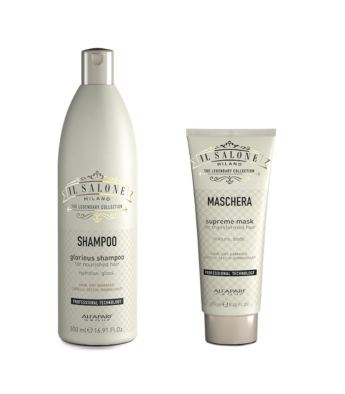 Pack Ahorro Il salone Glorious Shampoo + Supreme Mask Formato Pequeño