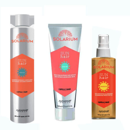 Pack Ahorro Solarium Nourishing Softening Shampoo + Mask + Illuminating Protective Oil