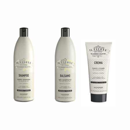 Pack Alfaparf Il salone Mythic Shampoo + Epic Conditioner + Iconic Cream Formato Pequeño