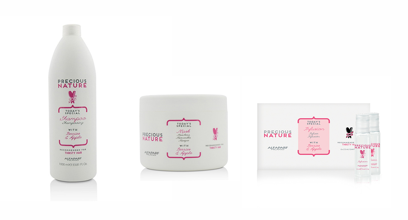Kit Ahorro Precious Nature Thirsty Hair Formato Salón