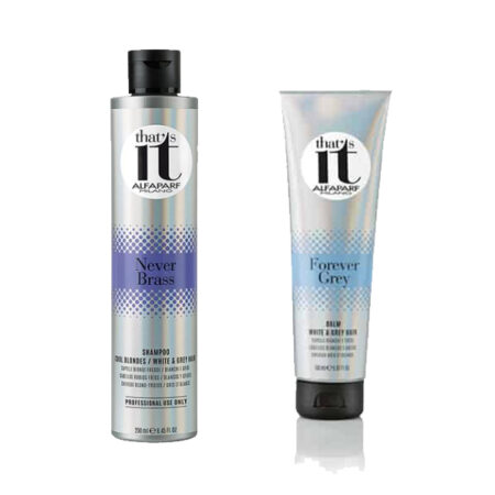 Pack Ahorro That´s It Never Brass Shampoo + Forever Grey Mask