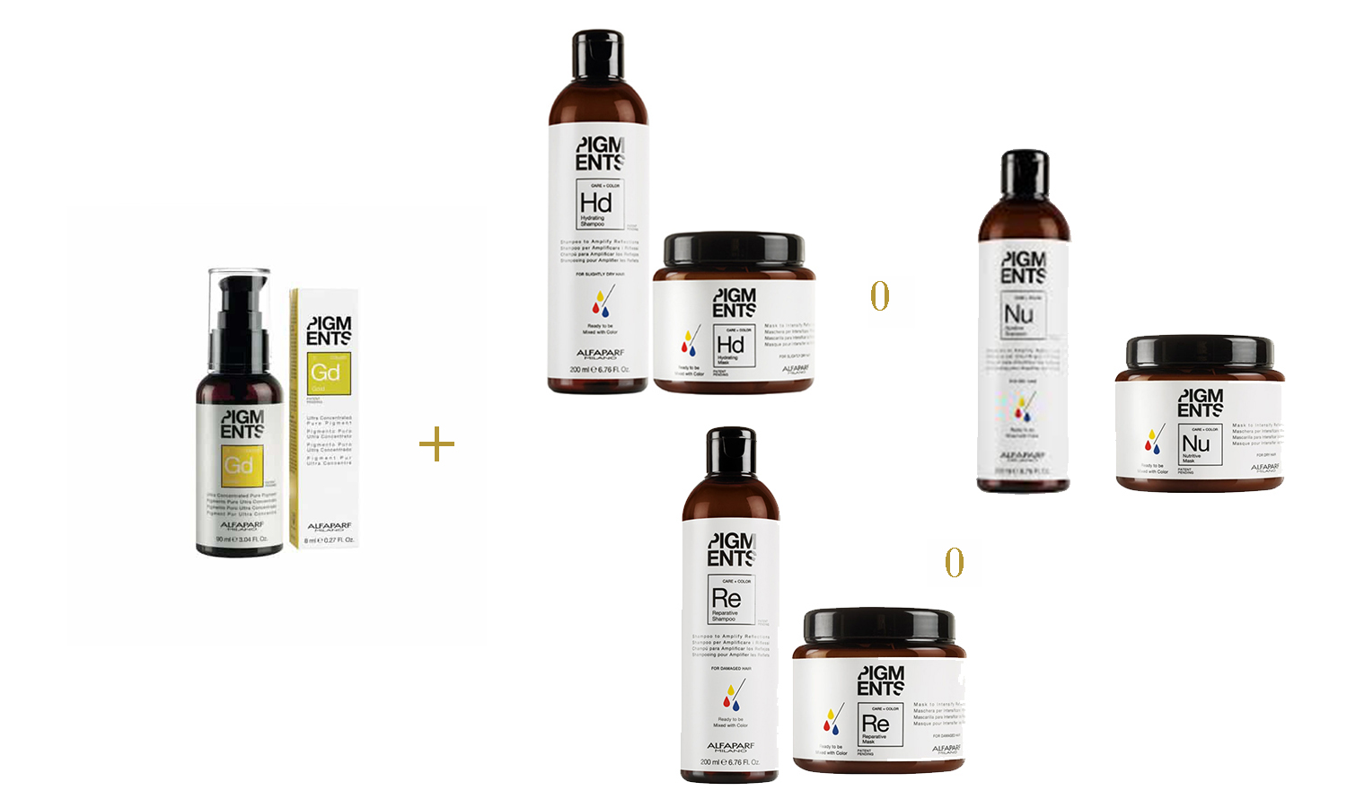 Pack Ahorro Tratamiento Completo Pigments Color Gold