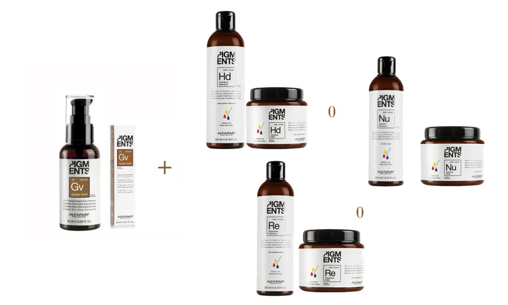 Pack ahorro Tratamiento Pigments Color Golden Violet