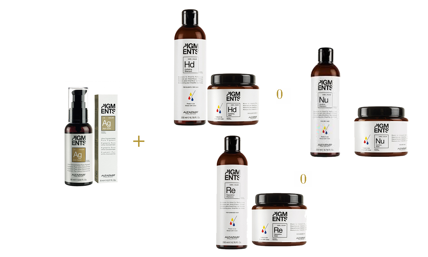 Pack Tratamiento Completo Pigments Color Ash Gold