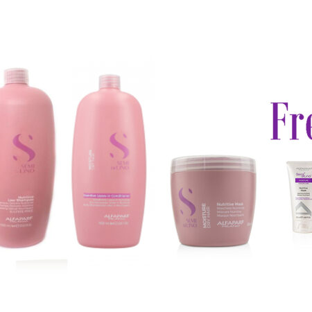 Semi Di Lino Moisture Formato Salón y de regalo una mascarilla Alfaparf Moisture Tamaño viaje