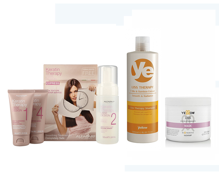 Pack Ahorro Alisa y Cuida con lisse design y yellow